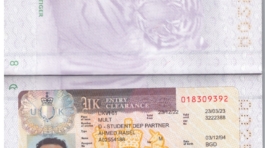 Rasel Dependent Visa passport